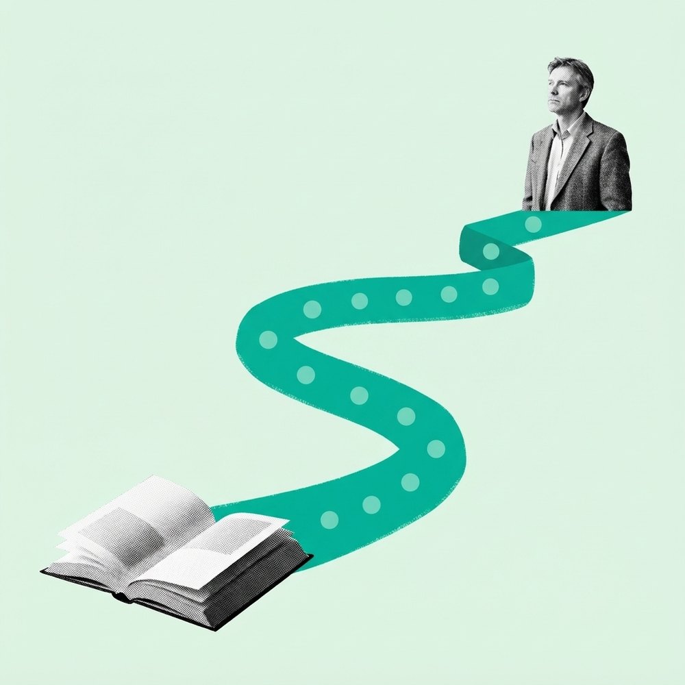 Caminho do livro até o professor