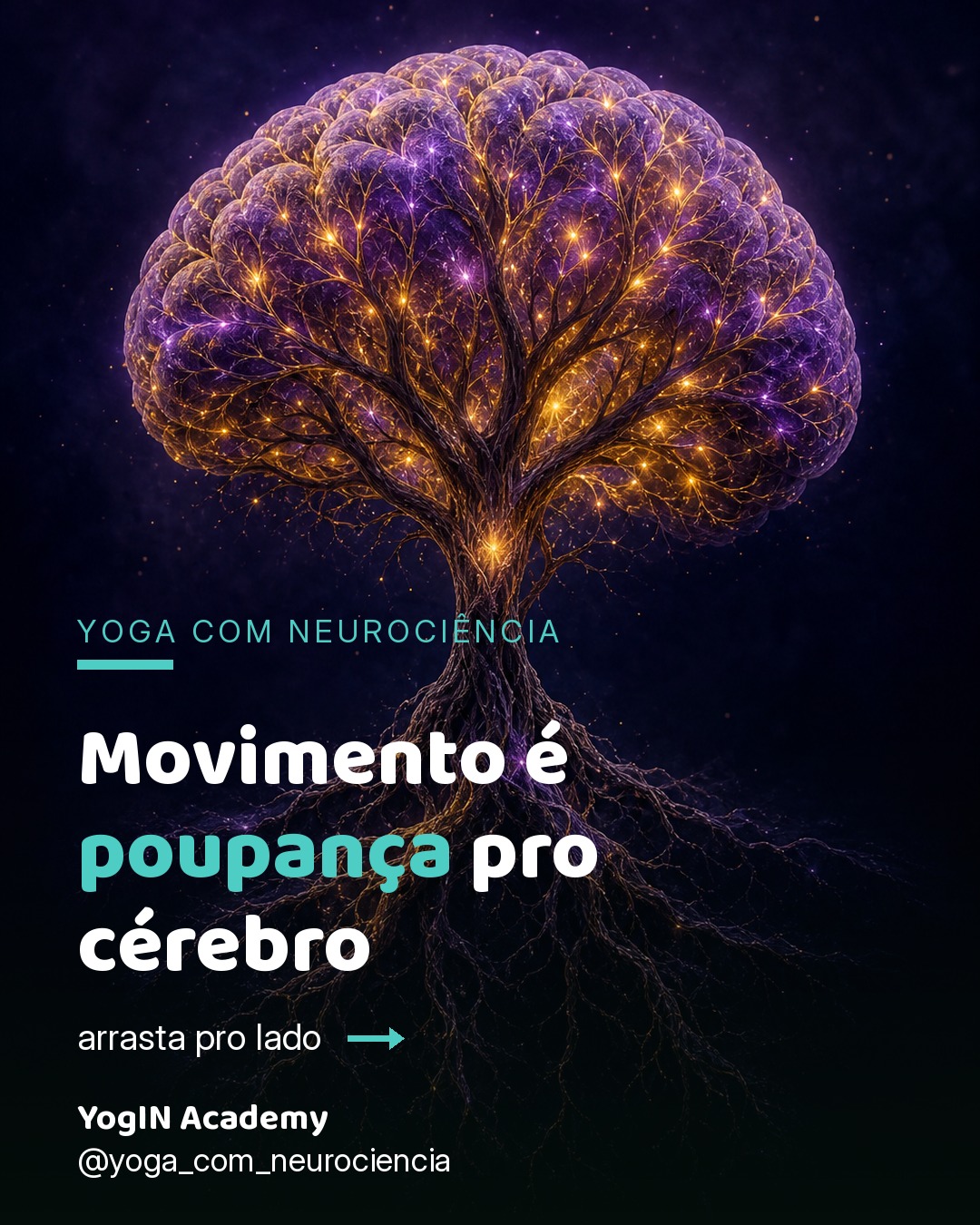 Post no Instagram de @yoga_com_neurociencia